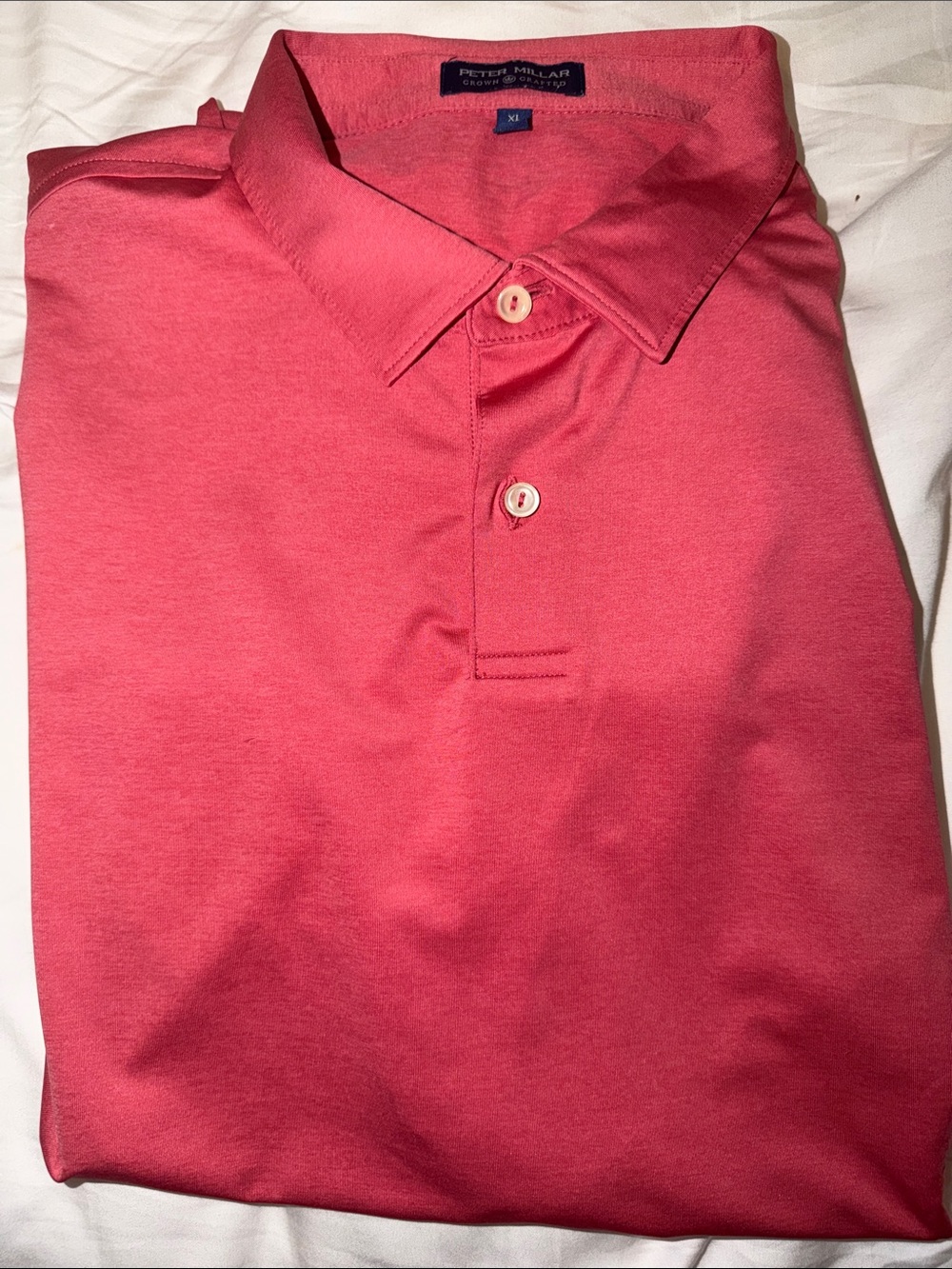 Peter Millar Men's Beautiful Dark Pink Polo